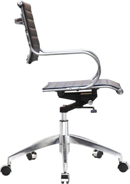 black and white office chair Fine Mod Imports office chair Office Chairs Black Contemporary/Modern