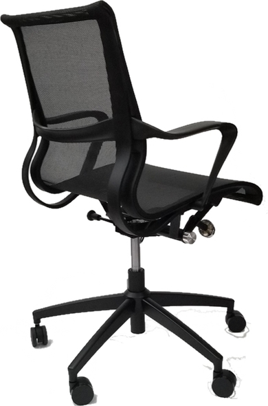 cooling desk chair Fine Mod Imports office chair Office Chairs Black Contemporary/Modern