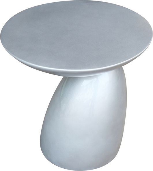 side tables for living room Fine Mod Imports end table Accent Tables Silver Contemporary/Modern