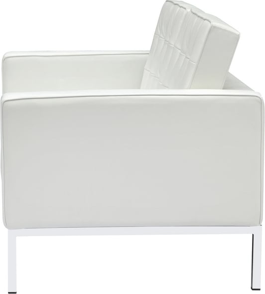 Fine Mod Imports loveseat Sofas and Loveseat White Contemporary/Modern