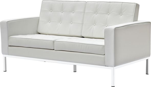 Fine Mod Imports loveseat Sofas and Loveseat White Contemporary/Modern