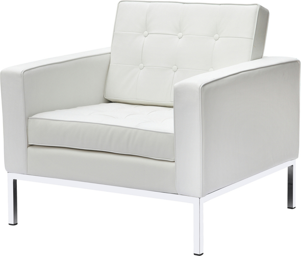 living chair Fine Mod Imports chair Chairs White Contemporary/Modern