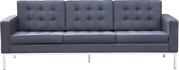Fine Mod Imports sofa Sofas and Loveseat Gray Contemporary/Modern