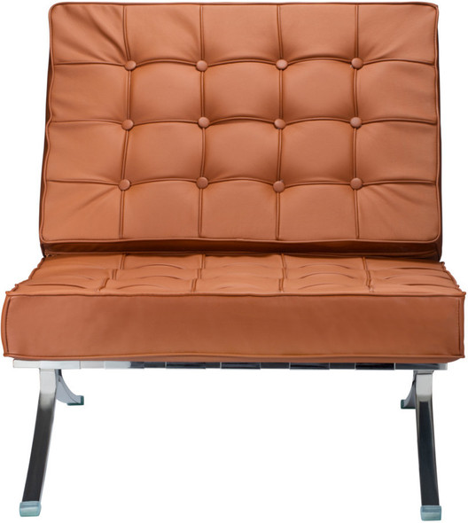 small club chairs for living room Fine Mod Imports chair Chairs Light Brown Contemporary/Modern