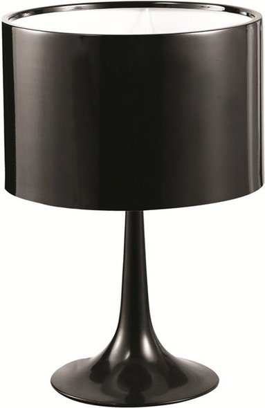 glass night lamp Fine Mod Imports table lamp Table Lamps Black Contemporary/Modern