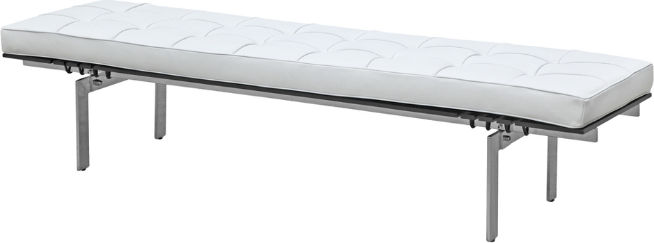 Fine Mod Imports bench Ottomans and Benches White Contemporary/Modern