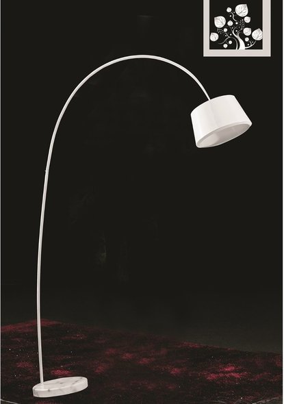 pole floor lamp Fine Mod Imports floor lamp Floor Lamps White Contemporary/Modern