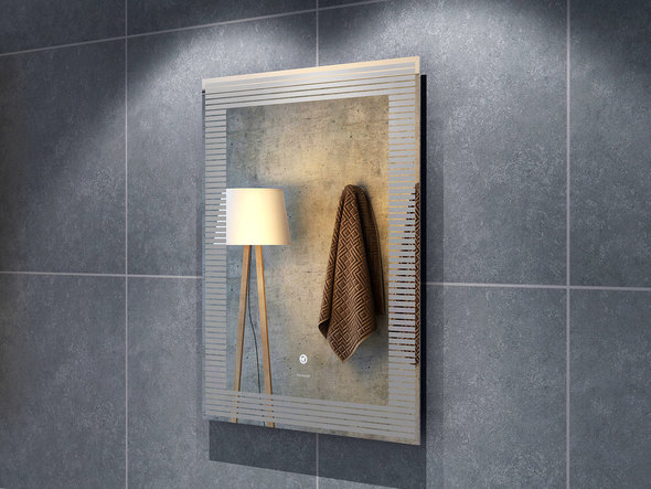 wood framed bathroom mirrors Finesse Bathroom Mirrors