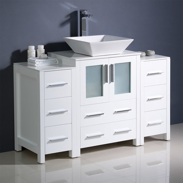 bathroom vanity countertop Fresca White Modern