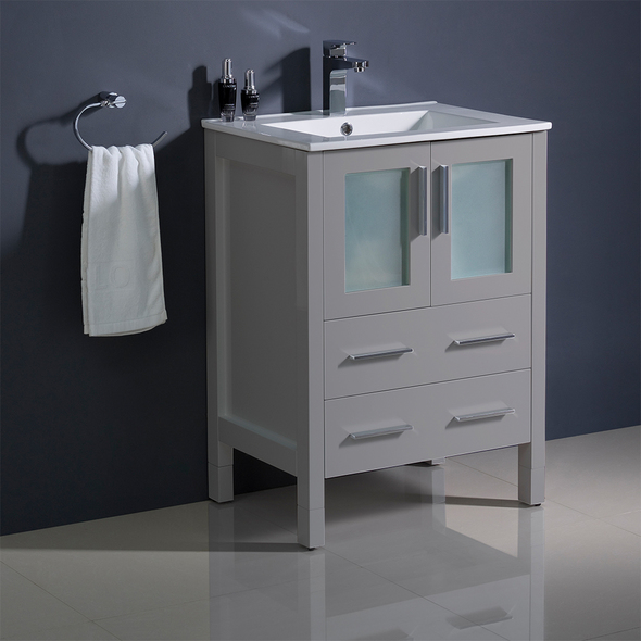 bathroom vanity units without sink Fresca Bathroom Vanities Gray