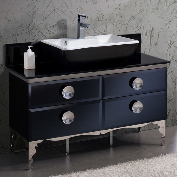 bathroom vanities and tops Fresca Black Modern