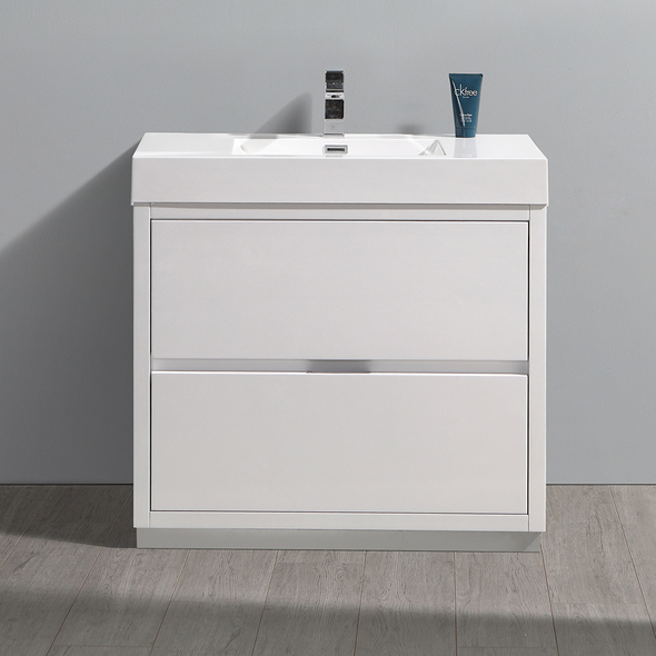 bathroom vanities for sale by owner Fresca Glossy White