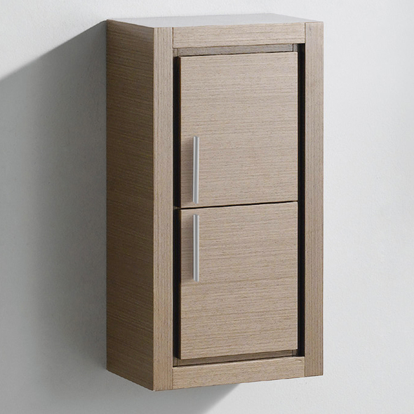 powder room cabinet ideas Fresca Gray Oak