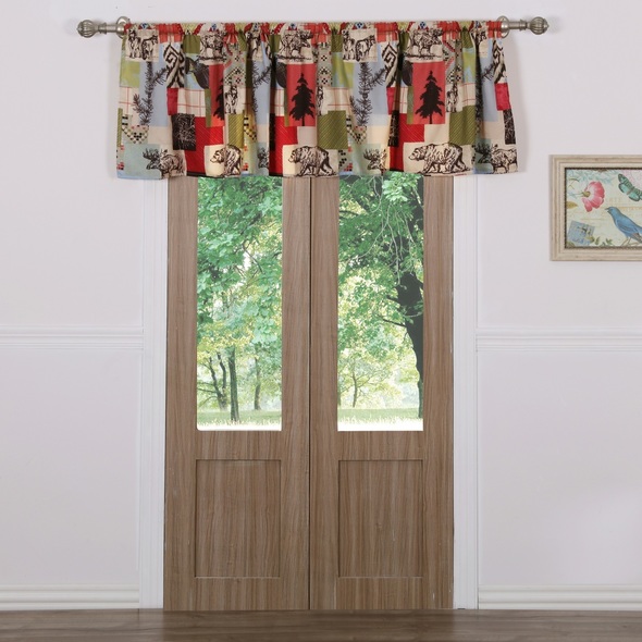 black sheer window curtains Greenland Home Fashions Window Drapes and Window Treatments Multi