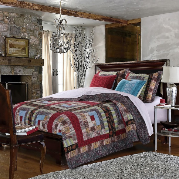 high end quilts and coverlets Greenland Home Fashions Bonus Set Multi