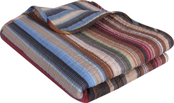 blue and green plaid blanket Greenland Home Fashions Accessory Earth