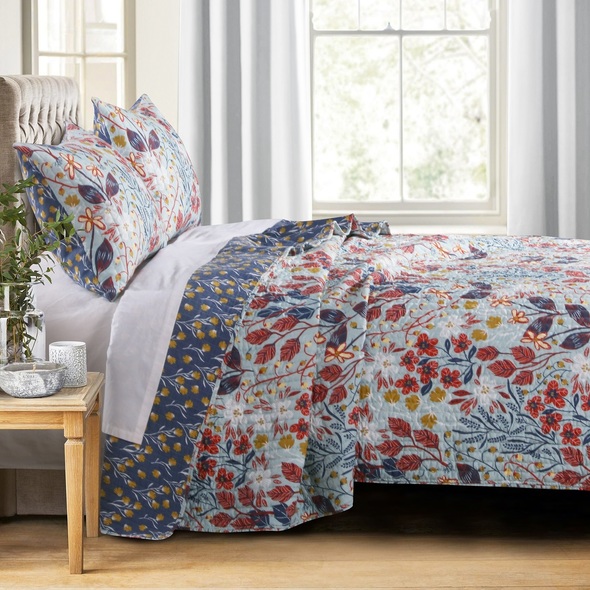 bed bed sets Greenland Home Fashions Quilt Set Multi