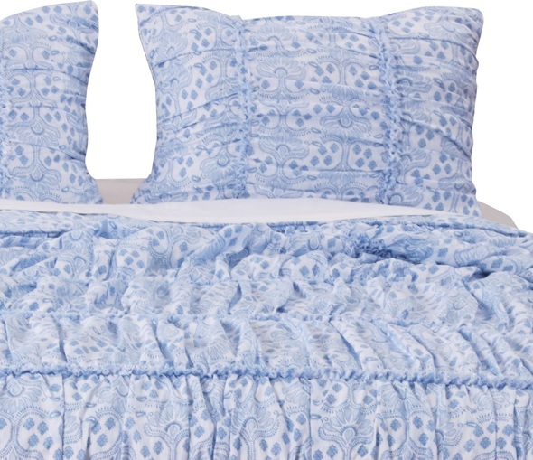 black pillow slips Greenland Home Fashions Sham Blue