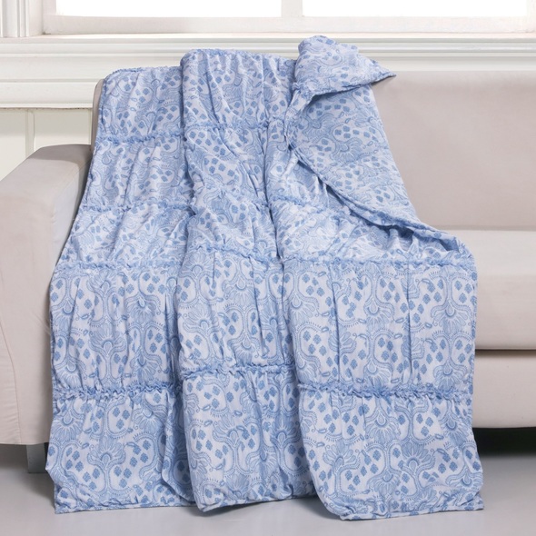 plush blanket Greenland Home Fashions Accessory Blue