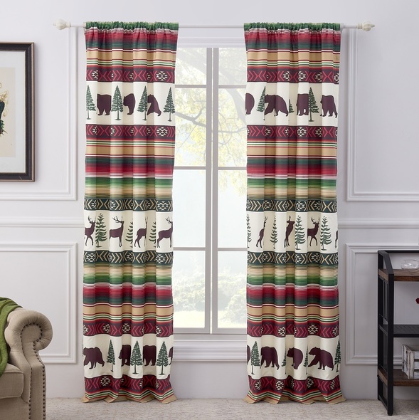 drapery and blinds near me Greenland Home Fashions Window Campfire