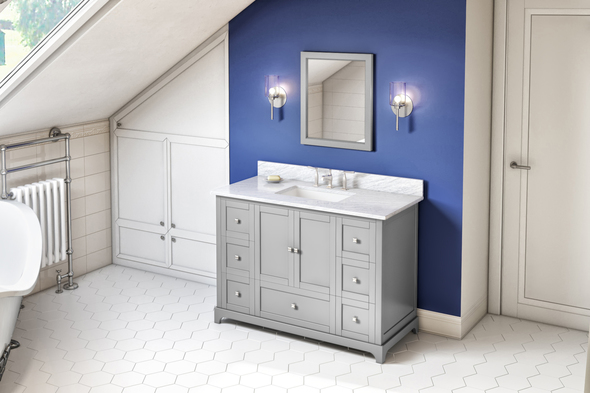 basin vanity design Hardware Resources Vanity Grey Contemporary