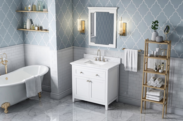 powder room bathroom vanity Hardware Resources Vanity White Traditional