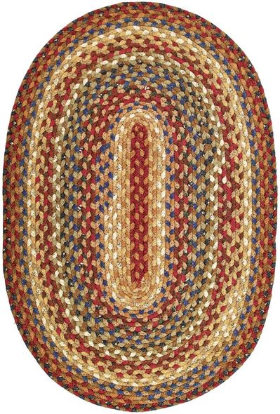 rug on rug look HomeSpice Rugs Brown, Red, Blue Country, Primitive, Casual