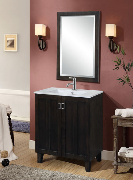 dark grey vanity bathroom ideas InFurniture Dark Brown