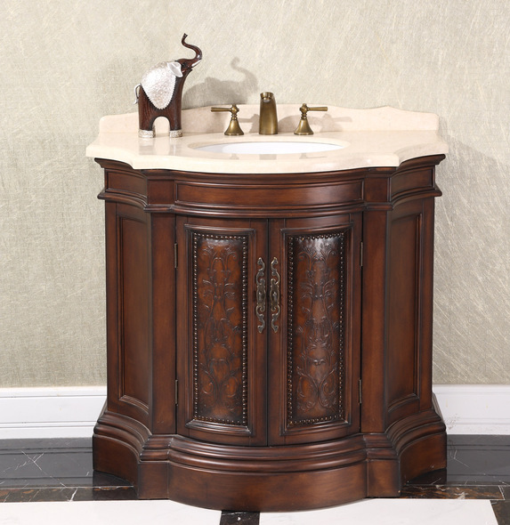 bathroom vanities with tops clearance InFurniture Deep Brown Antique