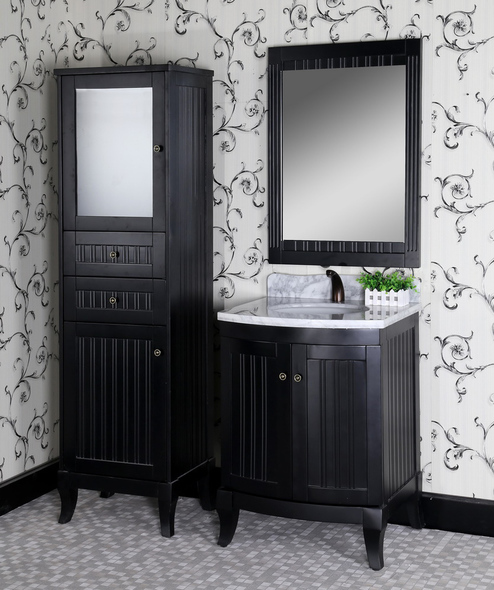 custom bathroom vanity InFurniture Black