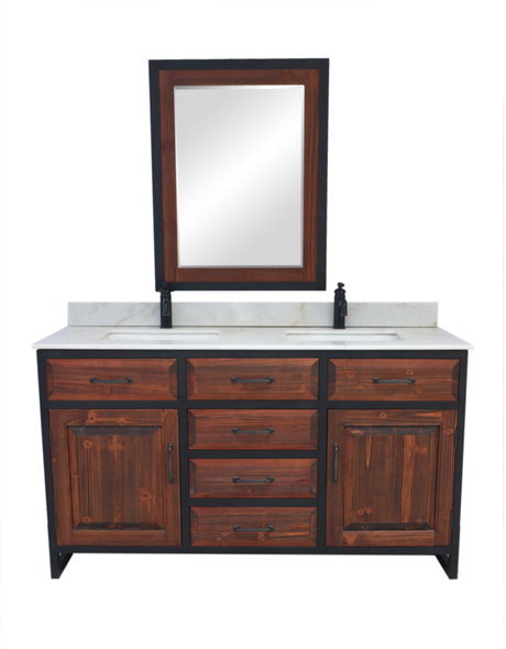 small bathroom cabinet ideas Infurniture Brown Driftwood Rustic