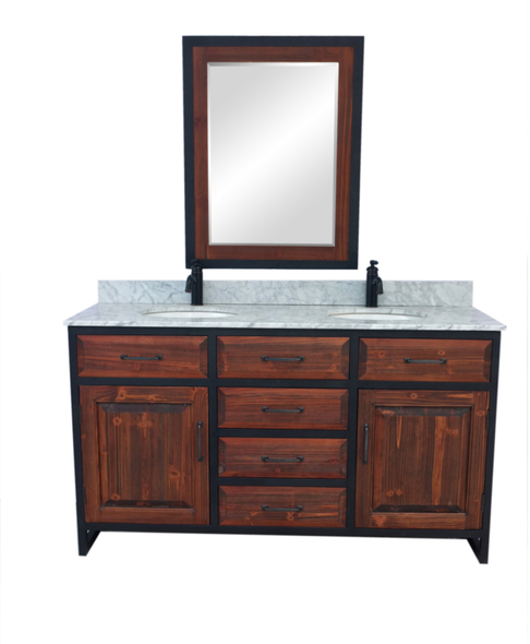 bathroom vanity ideas for small bathrooms Infurniture Brown Driftwood Rustic
