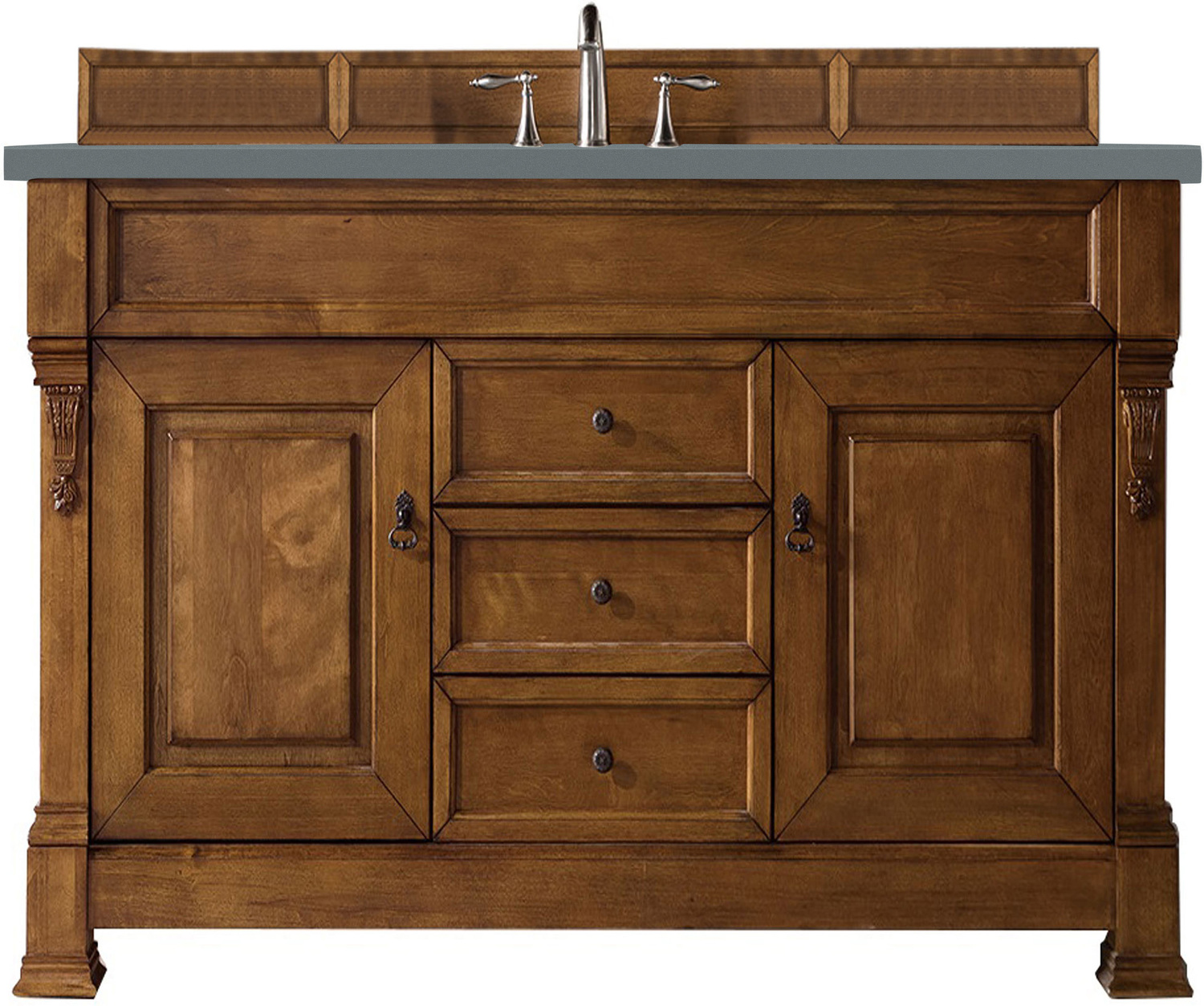small sink and unit James Martin Vanity Country Oak Transitional