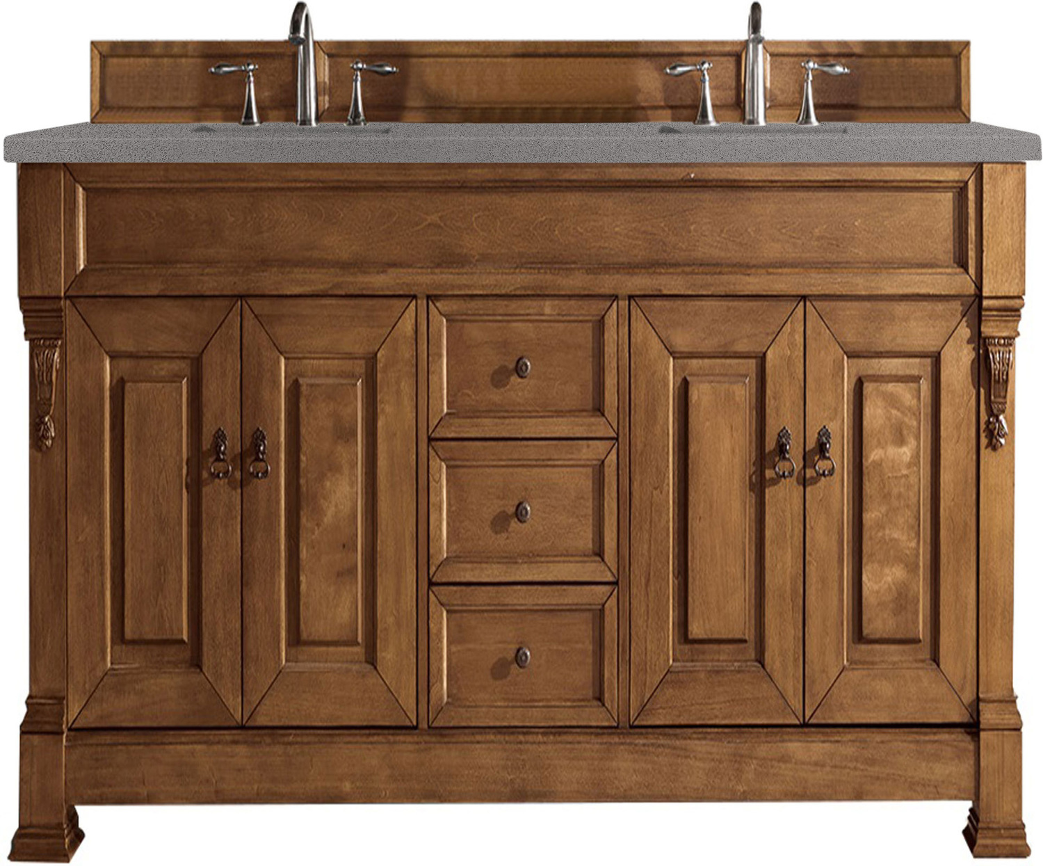 bathroom vanity and storage cabinet set James Martin Vanity Country Oak Transitional