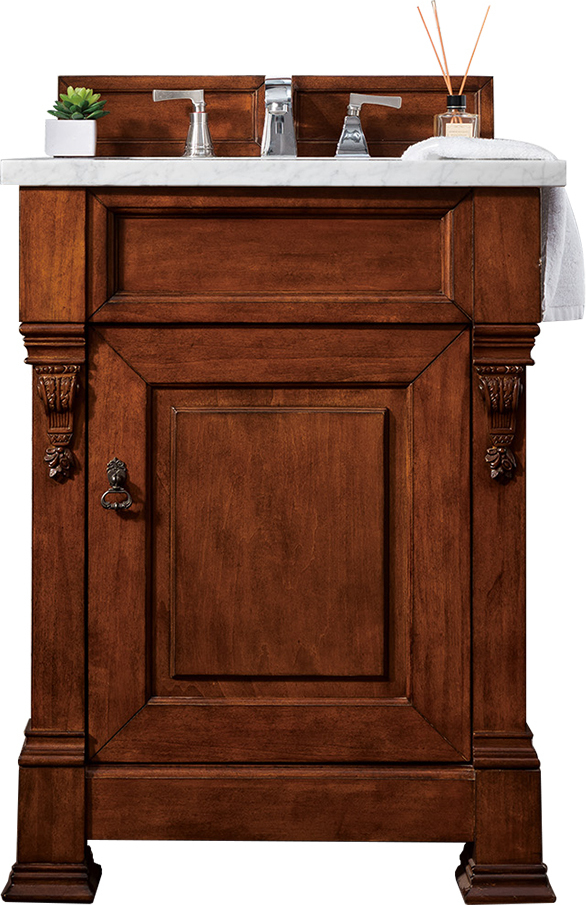 40 inch bathroom cabinet James Martin Vanity Warm Cherry Transitional