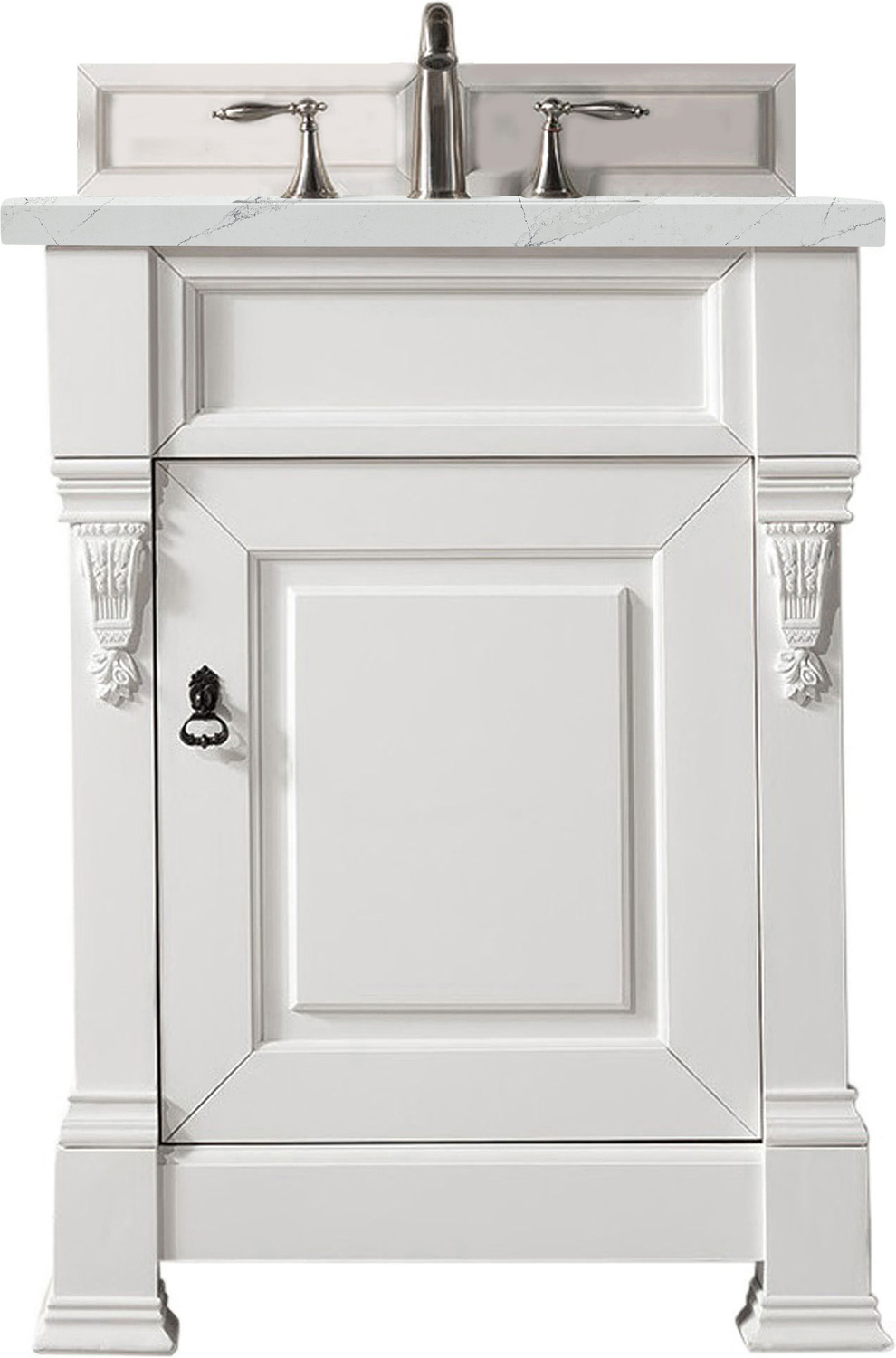 30 vanity cabinet only James Martin Vanity Bright White Transitional