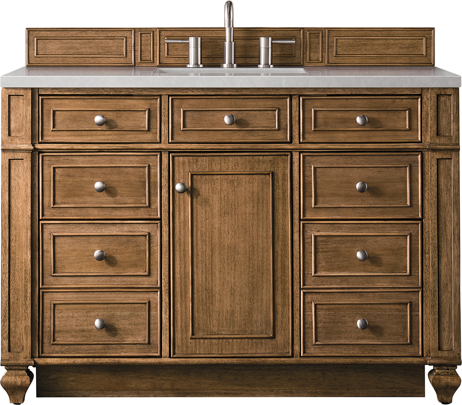 small corner sink with cabinet James Martin Vanity Saddle Brown Transitional