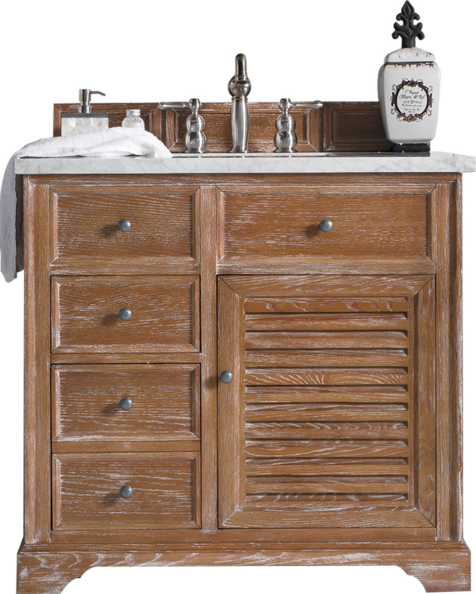 bathroom countertop James Martin Vanity Driftwood Transitional