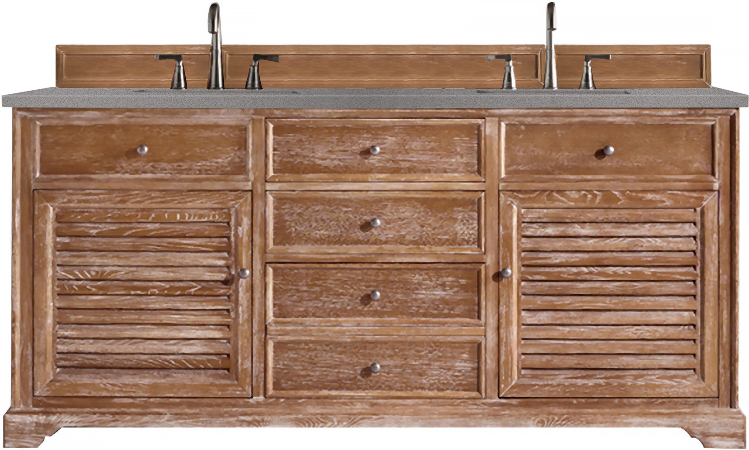 60 vanity cabinet only James Martin Vanity Driftwood Transitional