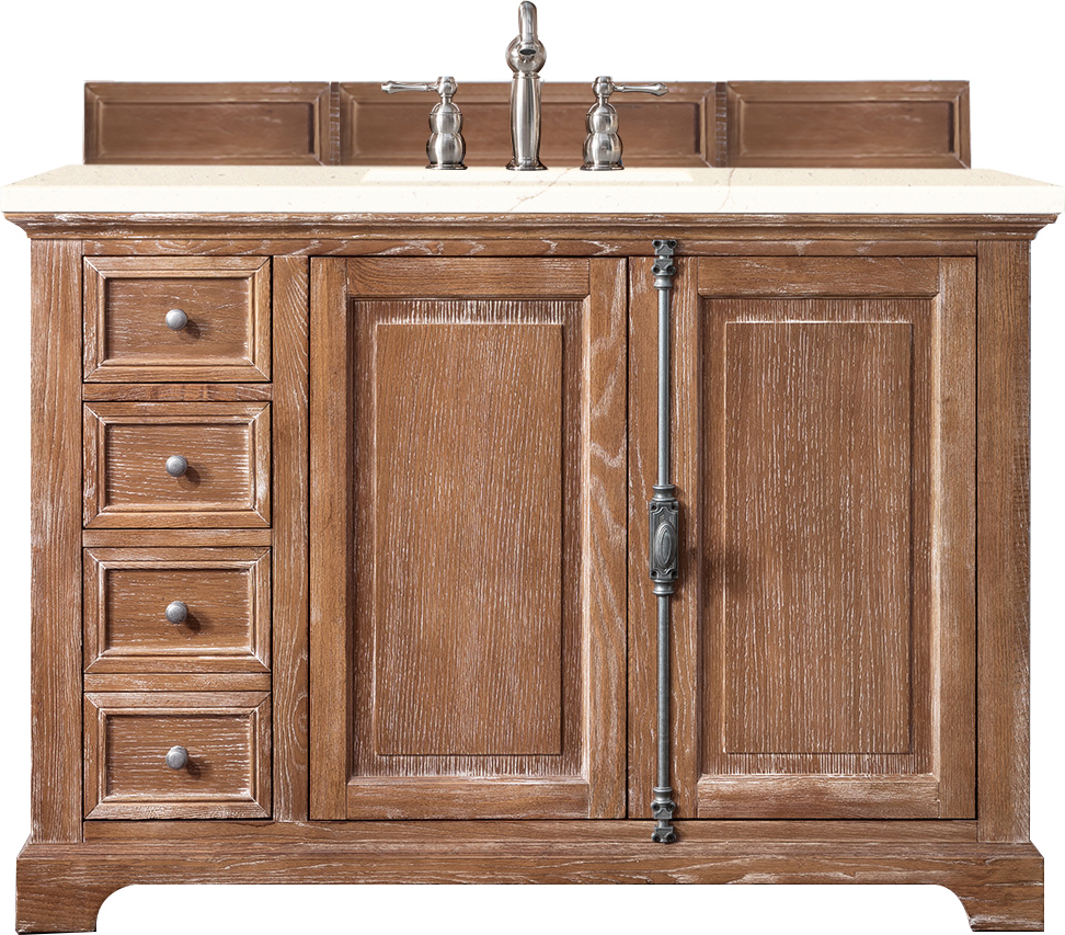powder room cabinets James Martin Vanity Driftwood Transitional