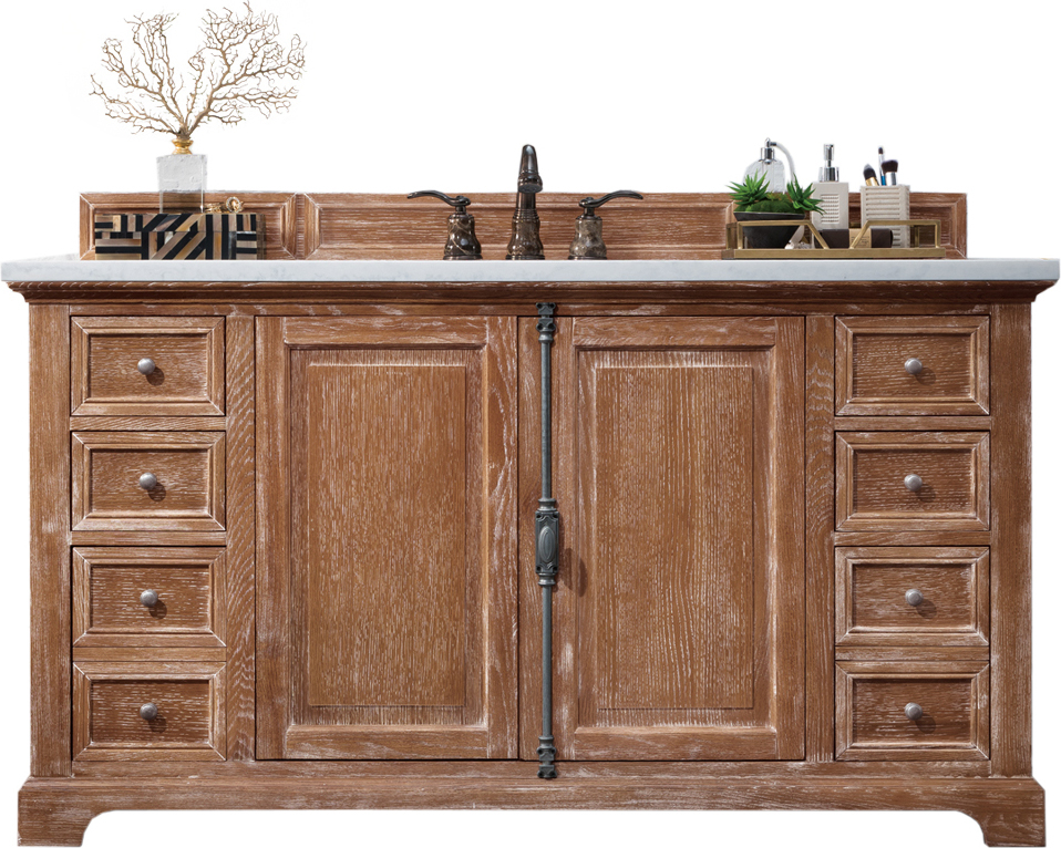 60 inch vanity cabinet James Martin Vanity Driftwood Transitional