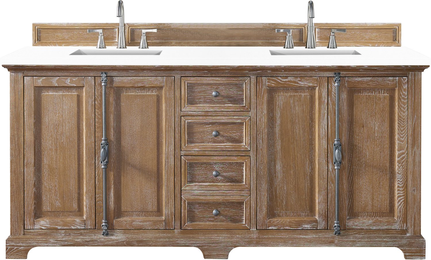 vintage vanity cabinet James Martin Vanity Driftwood Transitional