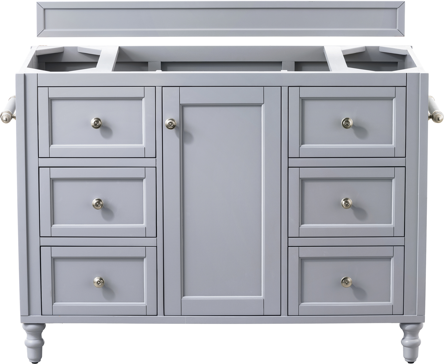 bathroom cabinets 30 inches wide James Martin Cabinet Silver Gray Traditional