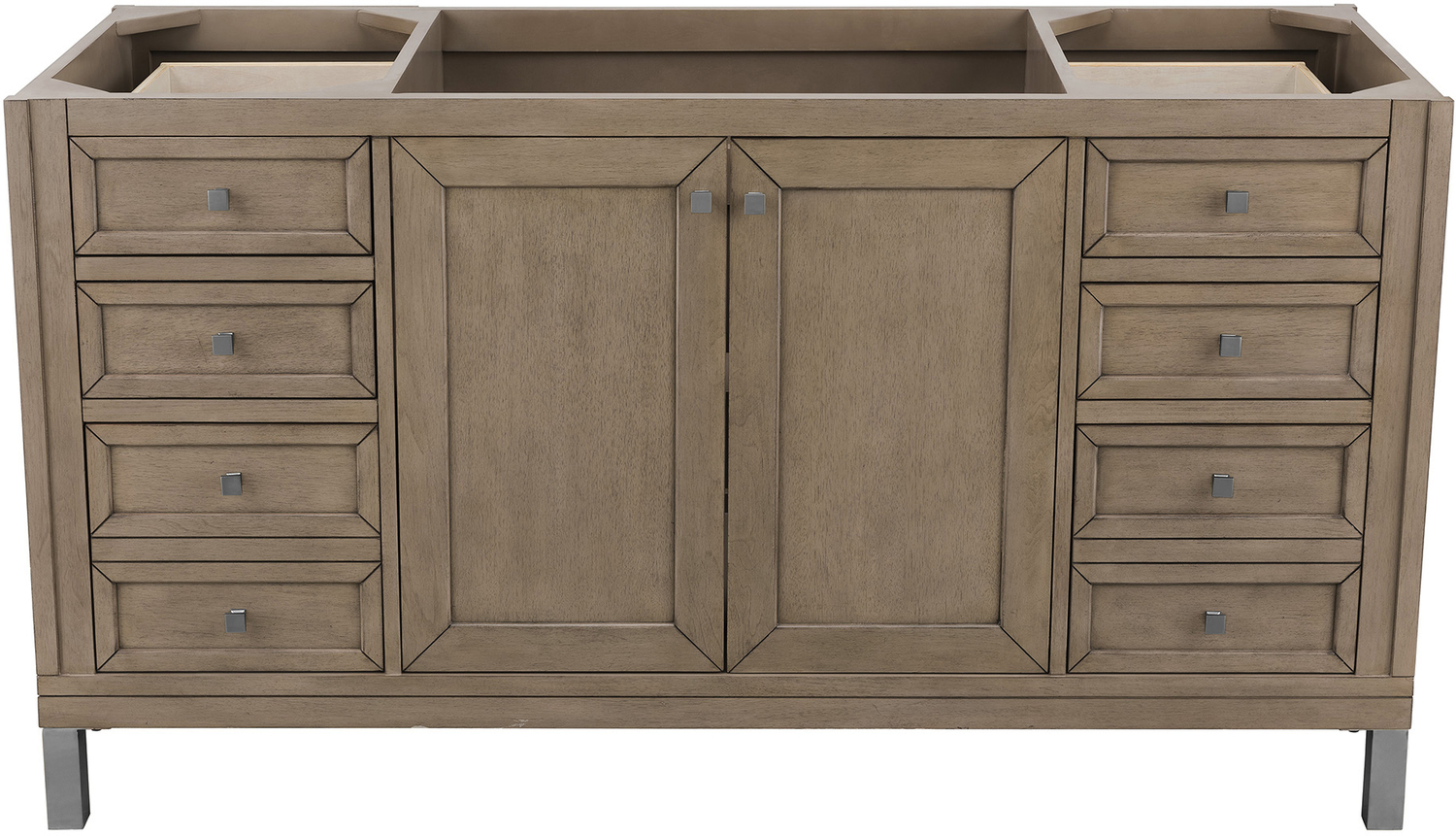 60 inch vanity countertop James Martin Cabinet Whitewashed Walnut Contemporary/Modern, Transitional