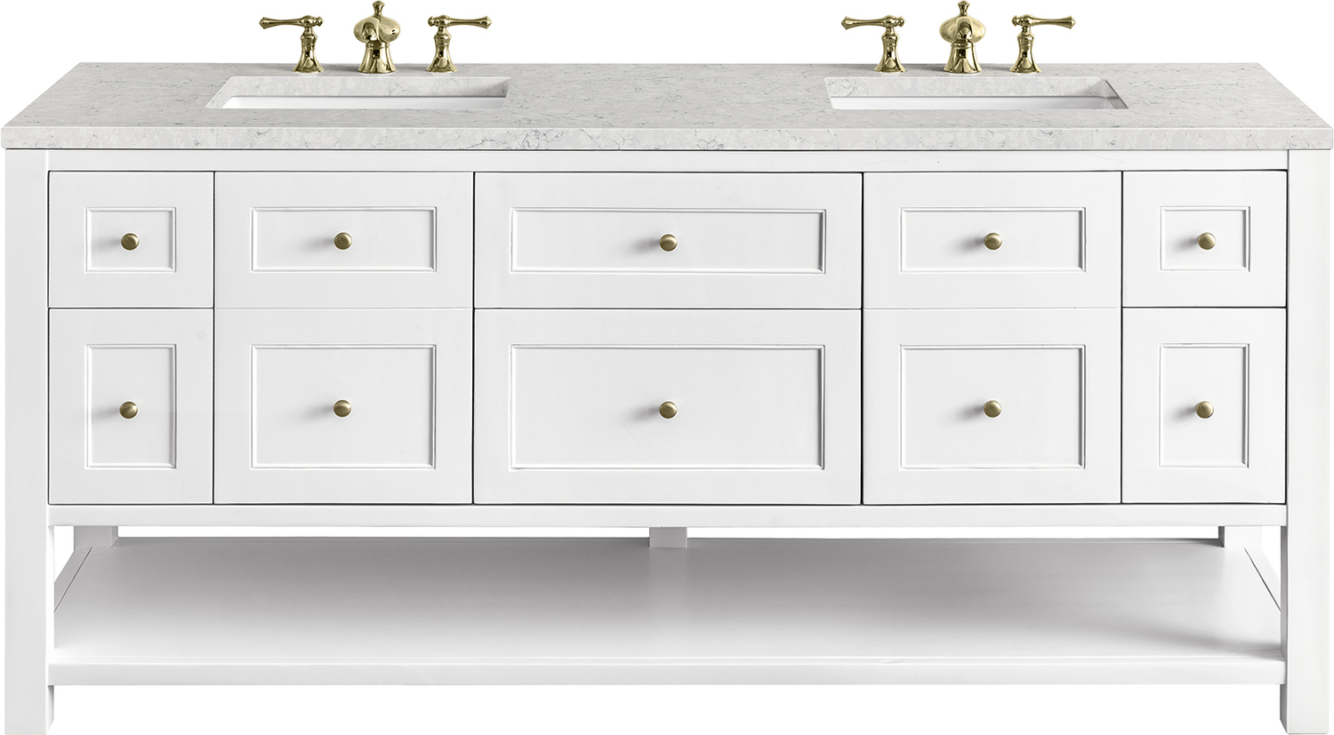 antique bathroom vanity with sink James Martin Vanity Bright White Modern Farmhouse, Transitional