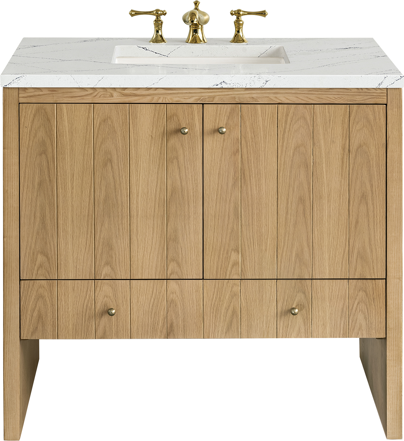 small basin with cabinet James Martin Vanity Light Natural Oak Contemporary/Modern, Modern Farmhouse.Transitional