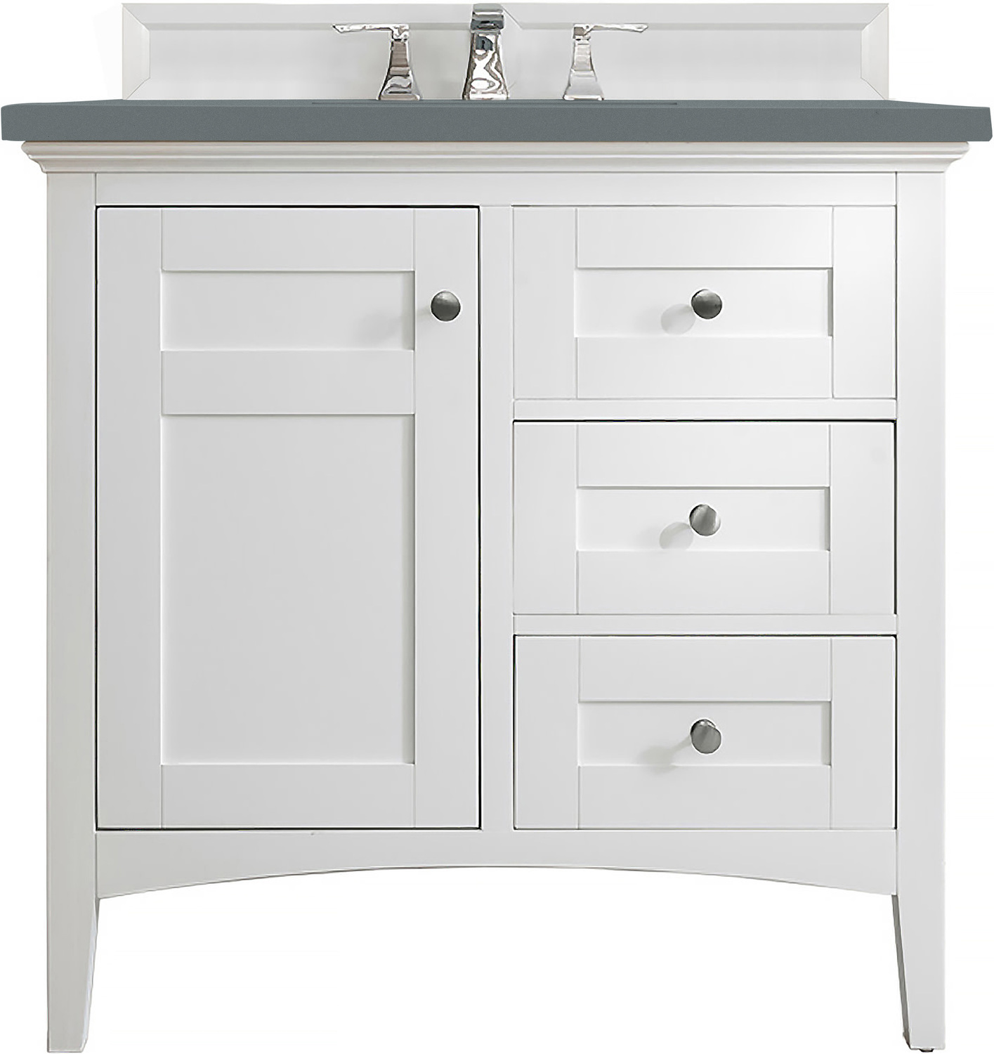 bathroom vanities for sale by owner James Martin Vanity Bright White Transitional
