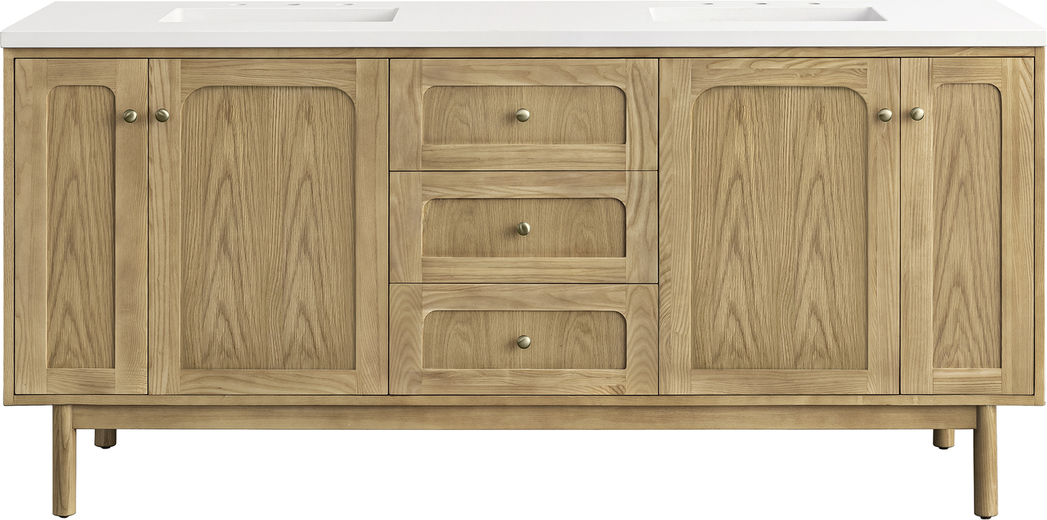 40 bathroom vanity with top and sink James Martin Vanity Light Natural Oak Boho, Contemporary/Modern