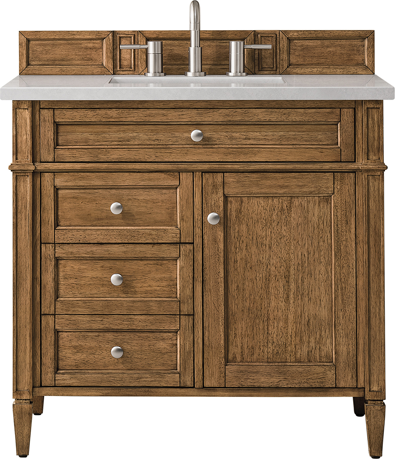 oak bathroom cabinets James Martin Vanity Saddle Brown Transitional