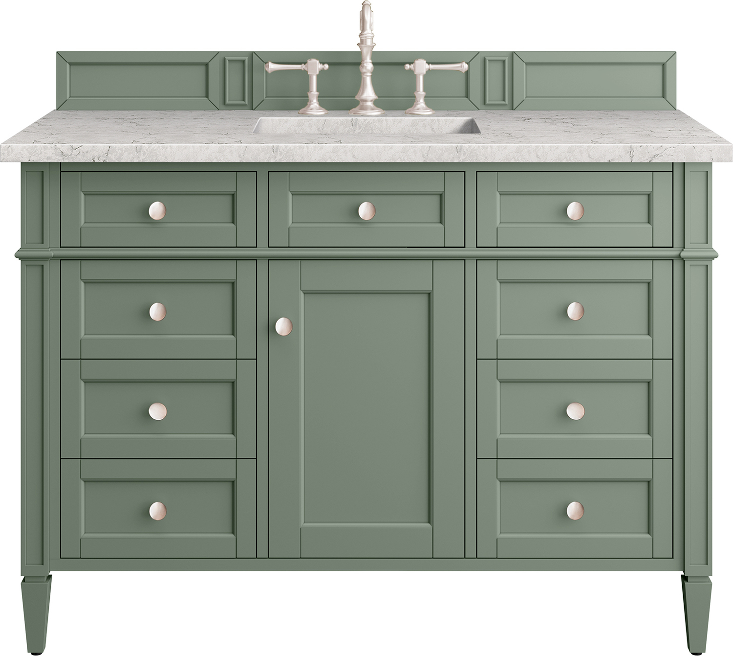 modern bath cabinets James Martin Vanity Smokey Celadon Transitional